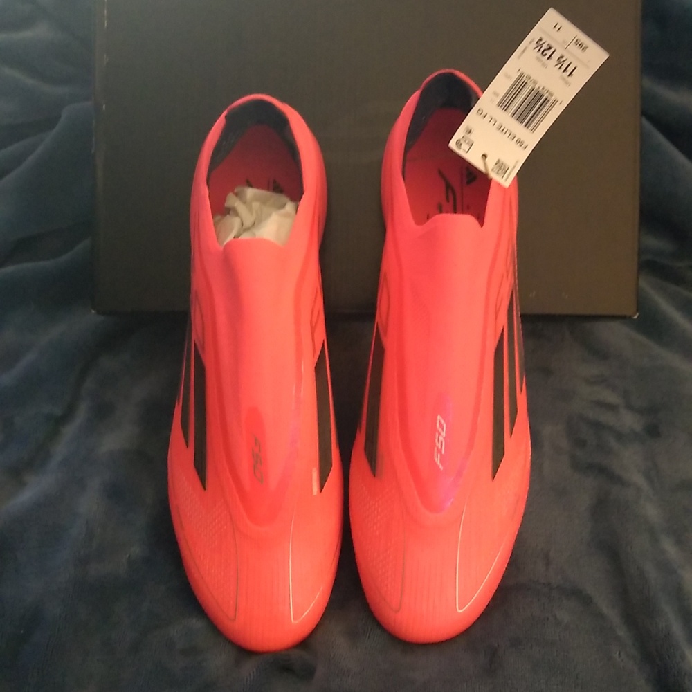 Adidas F50 Laceless Mens Soccer Cleats Size 11.5 With Sprintweb - Picture 3 of 6